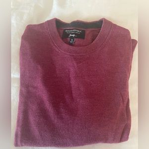 Banana Republic Crew Neck Sweater - Italian Merino Yarn by Baruffa